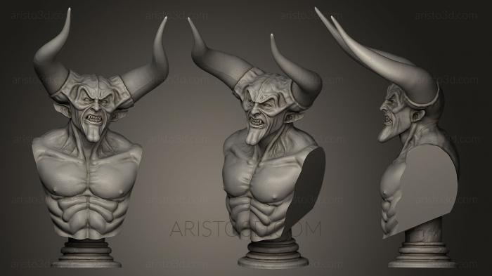 Busts of heroes and monsters (BUSTH_0086) 3D model for CNC machine